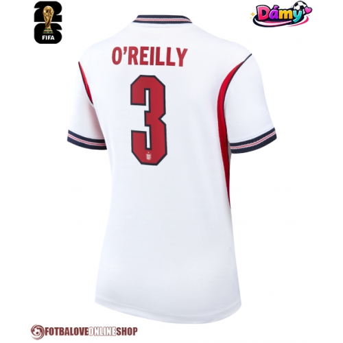 Anglie Nico O'Reilly #3 Domácí Dres pro Dámy MS 2026 Krátkým Rukávem