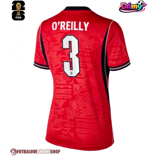 Anglie Nico O'Reilly #3 Venkovní Dres pro Dámy MS 2026 Krátkým Rukávem