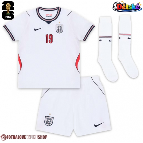 Anglie Ollie Watkins #19 Domácí dres komplet pro Děti MS 2026 Krátkým Rukávem (+ Krátké kalhoty)