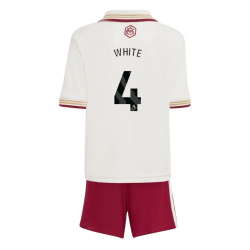 Arsenal Ben White #4 Alternativní dres komplet pro Děti 2025-26 Krátkým Rukávem (+ Krátké kalhoty) Arsenal Ben White #4 Alternativní dres komplet pro Děti 2025-26 Krátkým Rukávem (+ Krátké kalhoty)