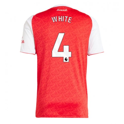 Arsenal Ben White #4 Domácí Dres 2025-26 Krátkým Rukávem Arsenal Ben White #4 Domácí Dres 2025-26 Krátkým Rukávem