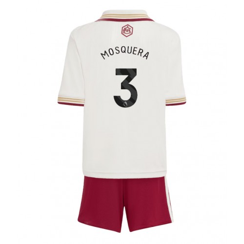 Arsenal Cristhian Mosquera #3 Alternativní dres komplet pro Děti 2025-26 Krátkým Rukávem (+ Krátké kalhoty) Arsenal Cristhian Mosquera #3 Alternativní dres komplet pro Děti 2025-26 Krátkým Rukávem (+ Krátké kalhoty)