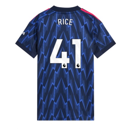Arsenal Declan Rice #41 Venkovní Dres pro Dámy 2025-26 Krátkým Rukávem Arsenal Declan Rice #41 Venkovní Dres pro Dámy 2025-26 Krátkým Rukávem