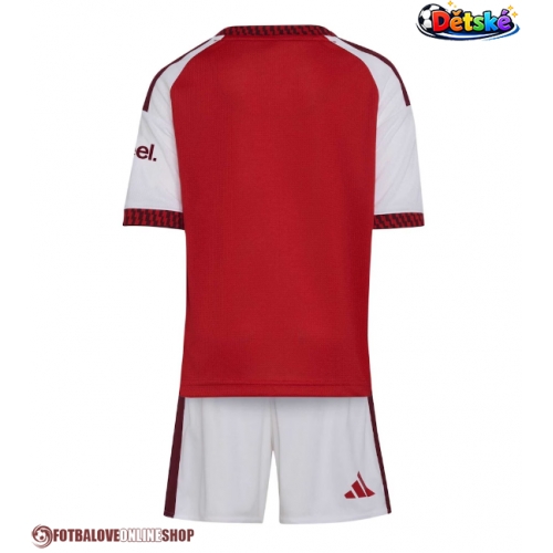 Arsenal Domácí dres komplet pro Děti 2026-27 Krátkým Rukávem (+ Krátké kalhoty)