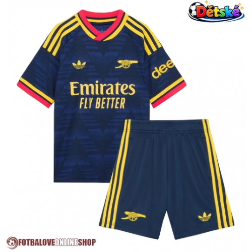 Arsenal Ezri Konsa #15 Venkovní dres komplet pro Děti 2026-27 Krátkým Rukávem (+ Krátké kalhoty)
