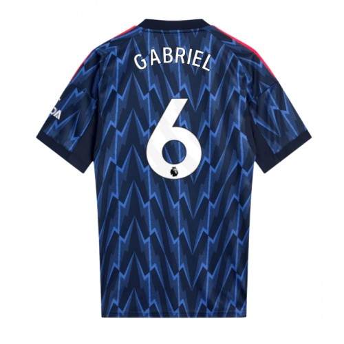 Arsenal Gabriel Magalhaes #6 Venkovní Dres 2025-26 Krátkým Rukávem Arsenal Gabriel Magalhaes #6 Venkovní Dres 2025-26 Krátkým Rukávem