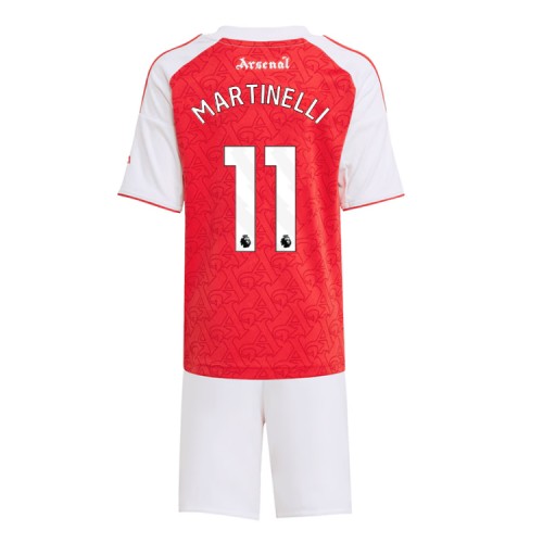 Arsenal Gabriel Martinelli #11 Domácí dres komplet pro Děti 2025-26 Krátkým Rukávem (+ Krátké kalhoty) Arsenal Gabriel Martinelli #11 Domácí dres komplet pro Děti 2025-26 Krátkým Rukávem (+ Krátké kalhoty)