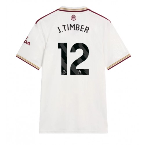 Arsenal Jurrien Timber #12 Alternativní Dres 2025-26 Krátkým Rukávem Arsenal Jurrien Timber #12 Alternativní Dres 2025-26 Krátkým Rukávem