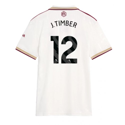 Arsenal Jurrien Timber #12 Alternativní Dres pro Dámy 2025-26 Krátkým Rukávem Arsenal Jurrien Timber #12 Alternativní Dres pro Dámy 2025-26 Krátkým Rukávem
