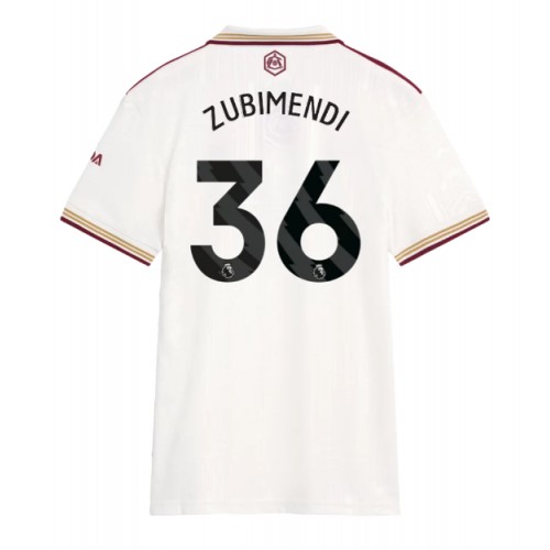 Arsenal Martin Zubimendi #36 Alternativní Dres pro Dámy 2025-26 Krátkým Rukávem Arsenal Martin Zubimendi #36 Alternativní Dres pro Dámy 2025-26 Krátkým Rukávem