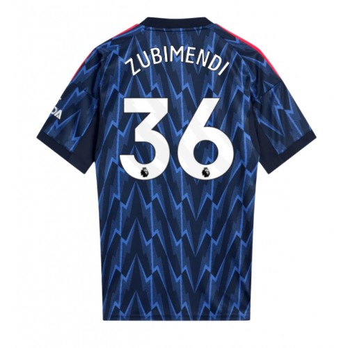 Arsenal Martin Zubimendi #36 Venkovní Dres 2025-26 Krátkým Rukávem Arsenal Martin Zubimendi #36 Venkovní Dres 2025-26 Krátkým Rukávem