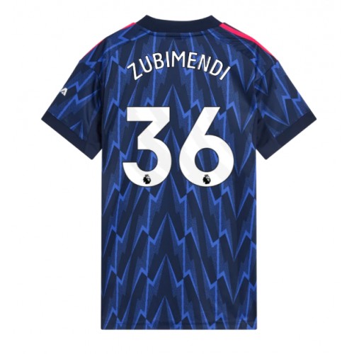 Arsenal Martin Zubimendi #36 Venkovní Dres pro Dámy 2025-26 Krátkým Rukávem Arsenal Martin Zubimendi #36 Venkovní Dres pro Dámy 2025-26 Krátkým Rukávem