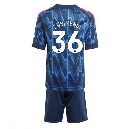 Arsenal Martin Zubimendi #36 Venkovní dres komplet pro Děti 2025-26 Krátkým Rukávem (+ Krátké kalhoty) Arsenal Martin Zubimendi #36 Venkovní dres komplet pro Děti 2025-26 Krátkým Rukávem (+ Krátké kalhoty)