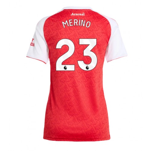 Arsenal Mikel Merino #23 Domácí Dres pro Dámy 2025-26 Krátkým Rukávem Arsenal Mikel Merino #23 Domácí Dres pro Dámy 2025-26 Krátkým Rukávem