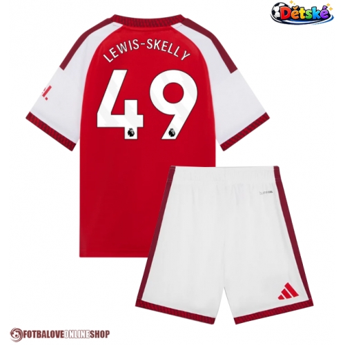 Arsenal Myles Lewis-Skelly #49 Domácí dres komplet pro Děti 2026-27 Krátkým Rukávem (+ Krátké kalhoty)