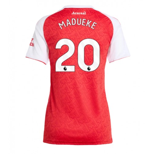 Arsenal Noni Madueke #20 Domácí Dres pro Dámy 2025-26 Krátkým Rukávem Arsenal Noni Madueke #20 Domácí Dres pro Dámy 2025-26 Krátkým Rukávem