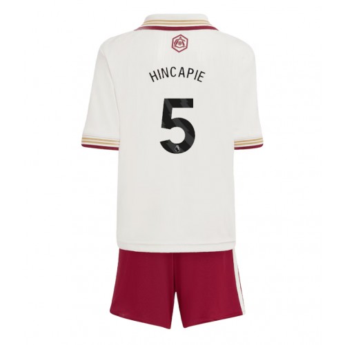 Arsenal Piero Hincapie #5 Alternativní dres komplet pro Děti 2025-26 Krátkým Rukávem (+ Krátké kalhoty) Arsenal Piero Hincapie #5 Alternativní dres komplet pro Děti 2025-26 Krátkým Rukávem (+ Krátké kalhoty)
