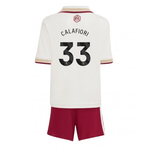 Arsenal Riccardo Calafiori #33 Alternativní dres komplet pro Děti 2025-26 Krátkým Rukávem (+ Krátké kalhoty) Arsenal Riccardo Calafiori #33 Alternativní dres komplet pro Děti 2025-26 Krátkým Rukávem (+ Krátké kalhoty)