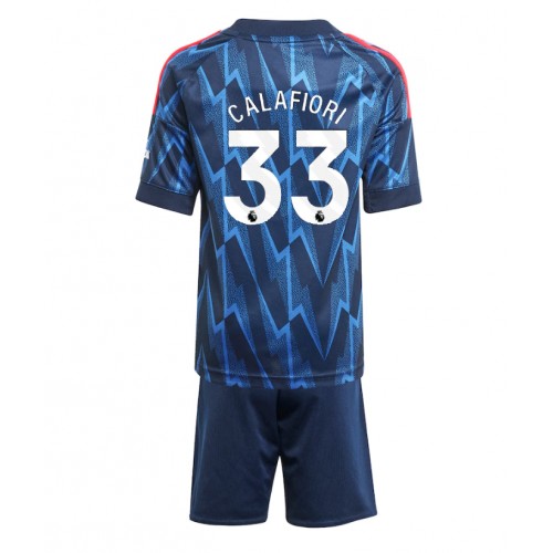 Arsenal Riccardo Calafiori #33 Venkovní dres komplet pro Děti 2025-26 Krátkým Rukávem (+ Krátké kalhoty) Arsenal Riccardo Calafiori #33 Venkovní dres komplet pro Děti 2025-26 Krátkým Rukávem (+ Krátké kalhoty)