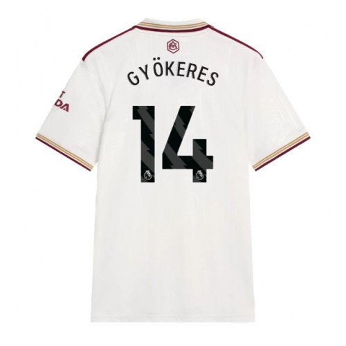 Arsenal Viktor Gyokeres #14 Alternativní Dres 2025-26 Krátkým Rukávem Arsenal Viktor Gyokeres #14 Alternativní Dres 2025-26 Krátkým Rukávem