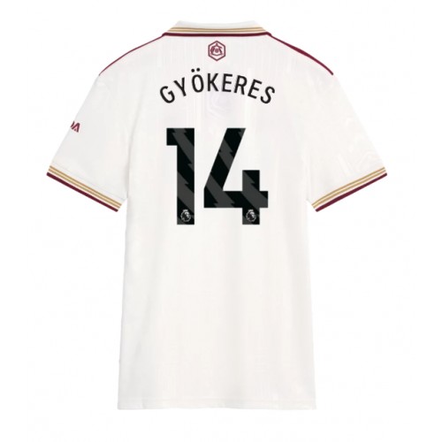 Arsenal Viktor Gyokeres #14 Alternativní Dres pro Dámy 2025-26 Krátkým Rukávem Arsenal Viktor Gyokeres #14 Alternativní Dres pro Dámy 2025-26 Krátkým Rukávem