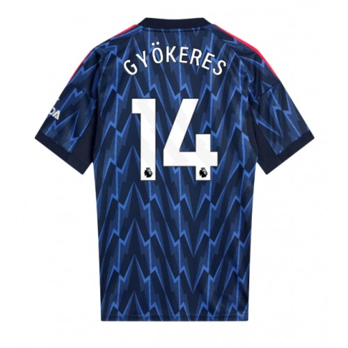 Arsenal Viktor Gyokeres #14 Venkovní Dres 2025-26 Krátkým Rukávem Arsenal Viktor Gyokeres #14 Venkovní Dres 2025-26 Krátkým Rukávem