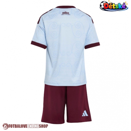 Aston Villa Alternativní dres komplet pro Děti 2026-27 Krátkým Rukávem (+ Krátké kalhoty)