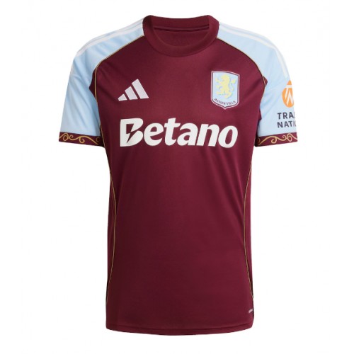 Aston Villa Amadou Onana #24 Domácí Dres 2025-26 Krátkým Rukávem Aston Villa Amadou Onana #24 Domácí Dres 2025-26 Krátkým Rukávem