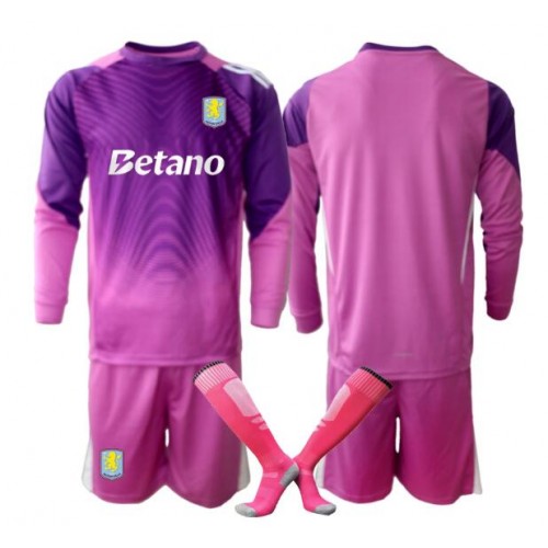 Aston Villa Brankář Alternativní dres komplet pro Děti 2025-26 Dlouhým Rukávem (+ Krátké kalhoty) Aston Villa Brankář Alternativní dres komplet pro Děti 2025-26 Dlouhým Rukávem (+ Krátké kalhoty)