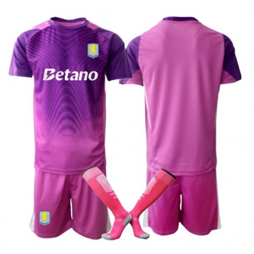 Aston Villa Brankář Alternativní dres komplet pro Děti 2025-26 Krátkým Rukávem (+ Krátké kalhoty) Aston Villa Brankář Alternativní dres komplet pro Děti 2025-26 Krátkým Rukávem (+ Krátké kalhoty)