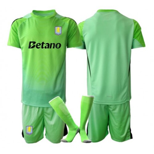 Aston Villa Brankář Venkovní dres komplet pro Děti 2025-26 Krátkým Rukávem (+ Krátké kalhoty) Aston Villa Brankář Venkovní dres komplet pro Děti 2025-26 Krátkým Rukávem (+ Krátké kalhoty)