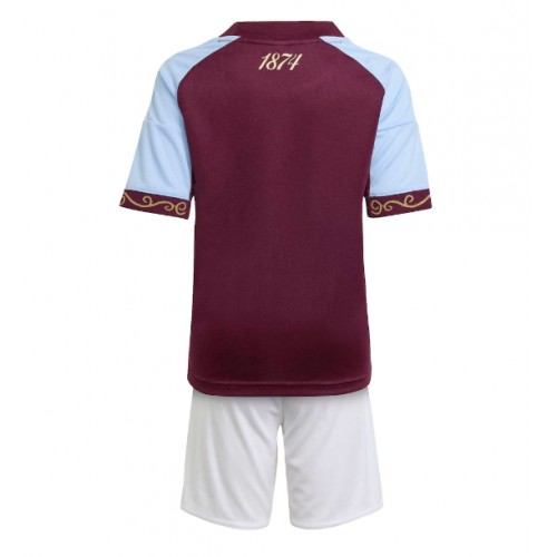 Aston Villa Domácí dres komplet pro Děti 2025-26 Krátkým Rukávem (+ Krátké kalhoty) Aston Villa Domácí dres komplet pro Děti 2025-26 Krátkým Rukávem (+ Krátké kalhoty)