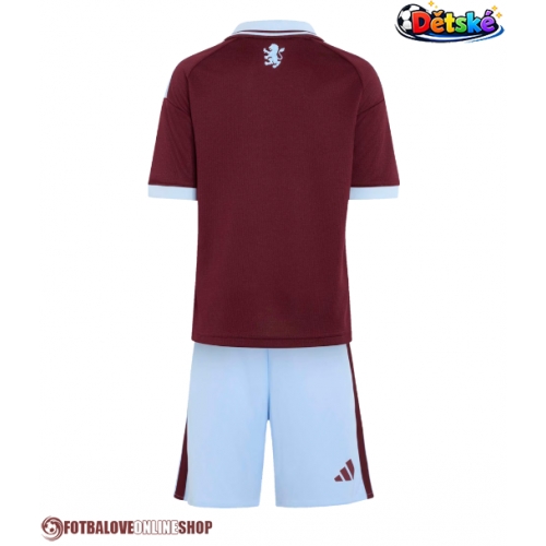 Aston Villa Domácí dres komplet pro Děti 2026-27 Krátkým Rukávem (+ Krátké kalhoty)