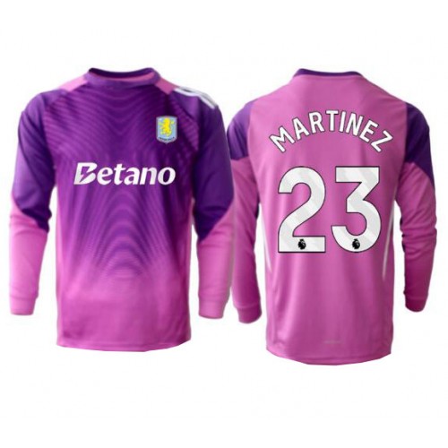 Aston Villa Emiliano Martinez #23 Brankář Alternativní Dres 2025-26 Dlouhým Rukávem Aston Villa Emiliano Martinez #23 Brankář Alternativní Dres 2025-26 Dlouhým Rukávem