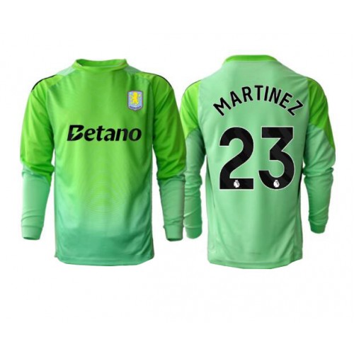 Aston Villa Emiliano Martinez #23 Brankář Venkovní Dres 2025-26 Dlouhým Rukávem Aston Villa Emiliano Martinez #23 Brankář Venkovní Dres 2025-26 Dlouhým Rukávem