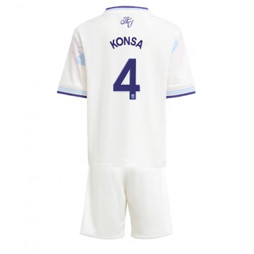 Aston Villa Ezri Konsa #4 Alternativní dres komplet pro Děti 2025-26 Krátkým Rukávem (+ Krátké kalhoty) Aston Villa Ezri Konsa #4 Alternativní dres komplet pro Děti 2025-26 Krátkým Rukávem (+ Krátké kalhoty)
