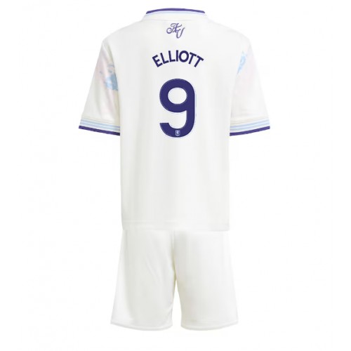 Aston Villa Harvey Elliott #9 Alternativní dres komplet pro Děti 2025-26 Krátkým Rukávem (+ Krátké kalhoty)