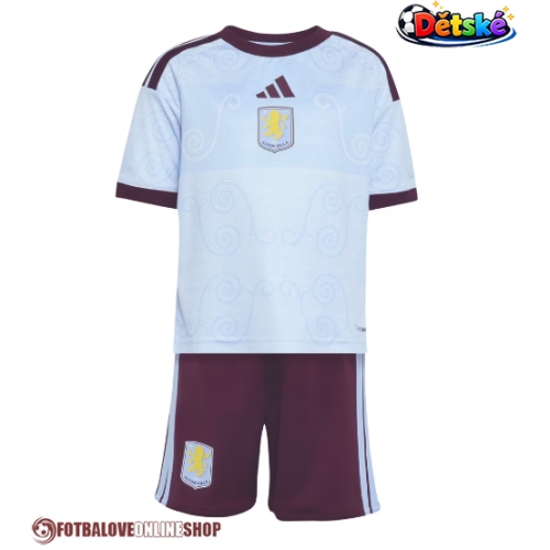 Aston Villa Ibrahim Mbaye #19 Alternativní dres komplet pro Děti 2026-27 Krátkým Rukávem (+ Krátké kalhoty)