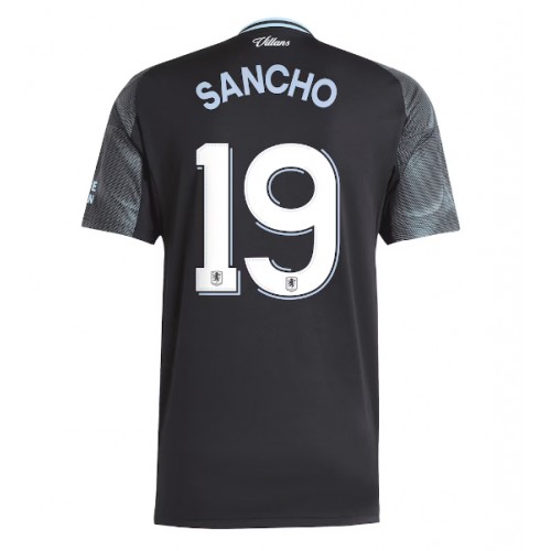 Aston Villa Jadon Sancho #19 Venkovní Dres 2025-26 Krátkým Rukávem Aston Villa Jadon Sancho #19 Venkovní Dres 2025-26 Krátkým Rukávem
