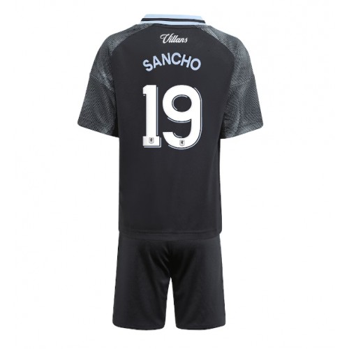 Aston Villa Jadon Sancho #19 Venkovní dres komplet pro Děti 2025-26 Krátkým Rukávem (+ Krátké kalhoty) Aston Villa Jadon Sancho #19 Venkovní dres komplet pro Děti 2025-26 Krátkým Rukávem (+ Krátké kalhoty)