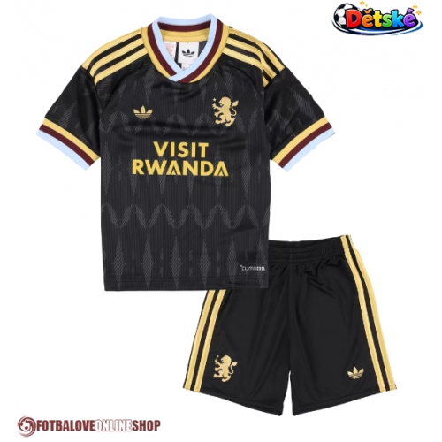 Aston Villa Joao Gomes #35 Venkovní dres komplet pro Děti 2026-27 Krátkým Rukávem (+ Krátké kalhoty)