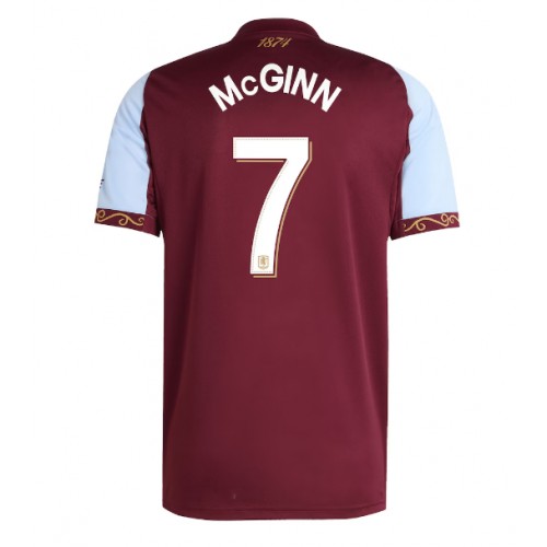 Aston Villa John McGinn #7 Domácí Dres 2025-26 Krátkým Rukávem Aston Villa John McGinn #7 Domácí Dres 2025-26 Krátkým Rukávem