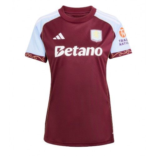 Aston Villa John McGinn #7 Domácí Dres pro Dámy 2025-26 Krátkým Rukávem Aston Villa John McGinn #7 Domácí Dres pro Dámy 2025-26 Krátkým Rukávem