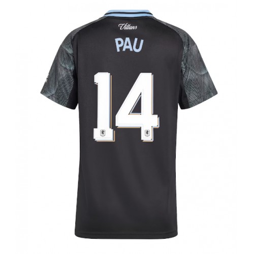 Aston Villa Pau Torres #14 Venkovní Dres pro Dámy 2025-26 Krátkým Rukávem Aston Villa Pau Torres #14 Venkovní Dres pro Dámy 2025-26 Krátkým Rukávem