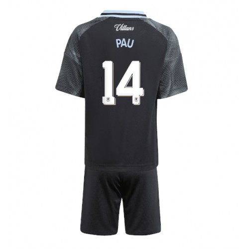 Aston Villa Pau Torres #14 Venkovní dres komplet pro Děti 2025-26 Krátkým Rukávem (+ Krátké kalhoty) Aston Villa Pau Torres #14 Venkovní dres komplet pro Děti 2025-26 Krátkým Rukávem (+ Krátké kalhoty)