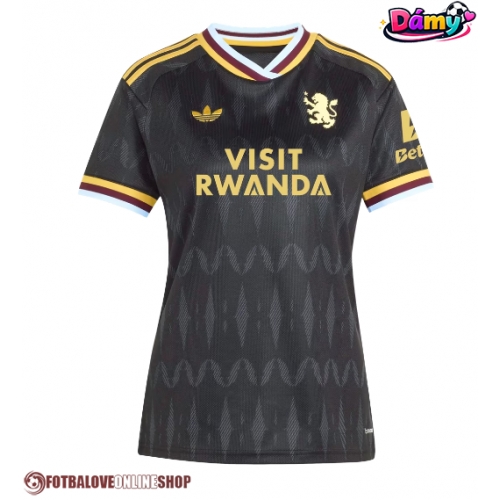Aston Villa Victor Lindelof #3 Venkovní Dres pro Dámy 2026-27 Krátkým Rukávem