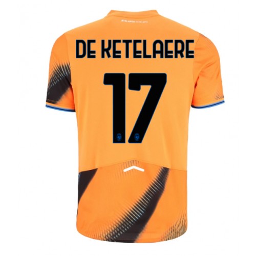 Atalanta Charles De Ketelaere #17 Alternativní Dres 2025-26 Krátkým Rukávem Atalanta Charles De Ketelaere #17 Alternativní Dres 2025-26 Krátkým Rukávem