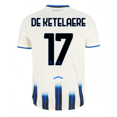 Atalanta Charles De Ketelaere #17 Venkovní Dres 2025-26 Krátkým Rukávem Atalanta Charles De Ketelaere #17 Venkovní Dres 2025-26 Krátkým Rukávem
