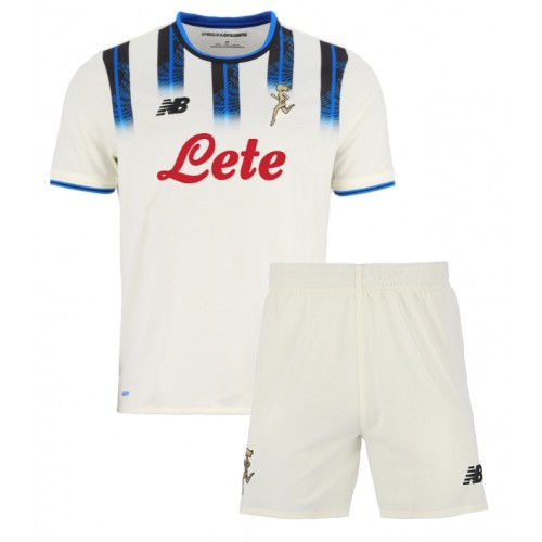 Atalanta Venkovní dres komplet pro Děti 2025-26 Krátkým Rukávem (+ Krátké kalhoty)