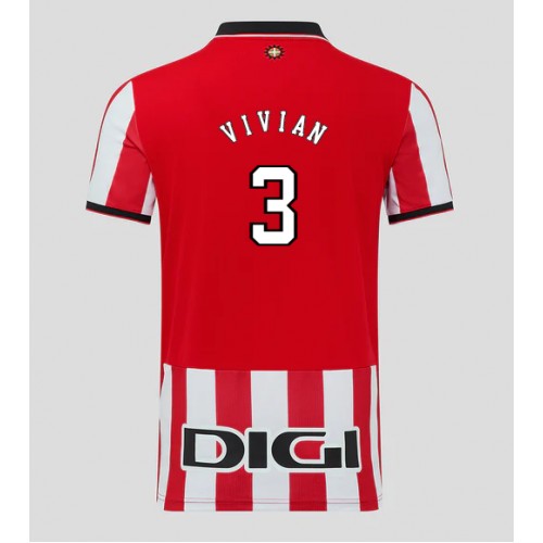 Athletic Bilbao Dani Vivian #3 Domácí Dres 2025-26 Krátkým Rukávem Athletic Bilbao Dani Vivian #3 Domácí Dres 2025-26 Krátkým Rukávem